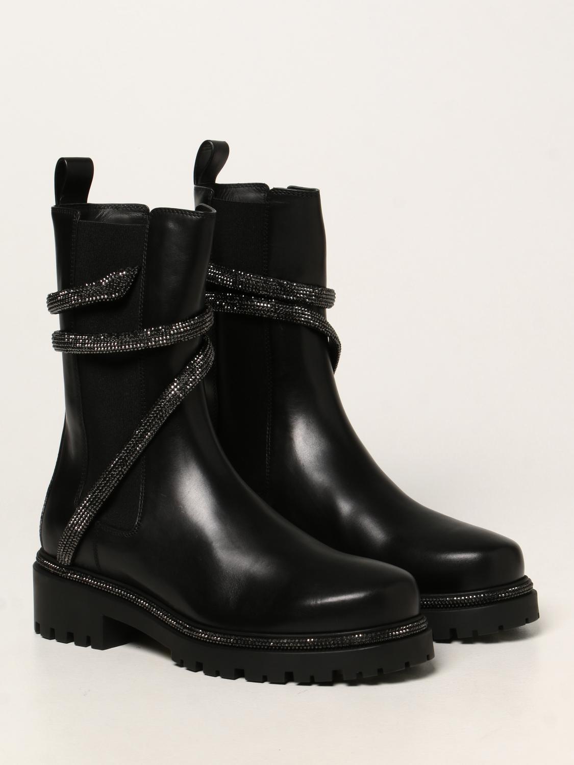 rene caovilla cleo black