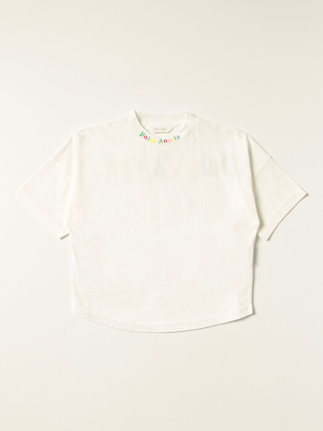 T-shirt Palm Angels: T-shirt enfant Palm Angels blanc 1