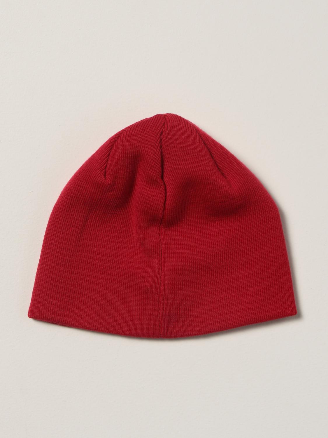 PALM ANGELS: beanie hat with logo - Red 