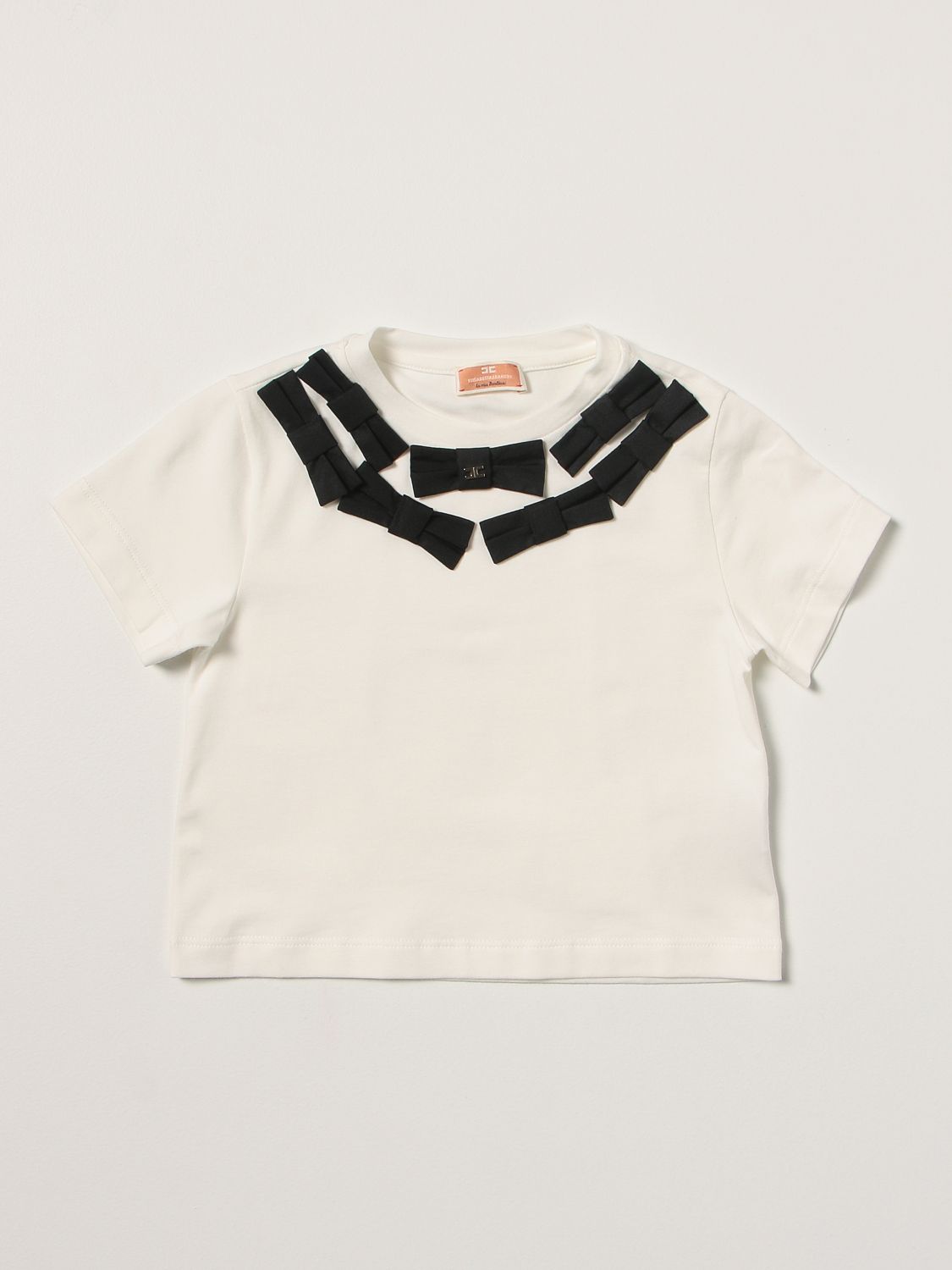 Camisetas Elisabetta Franchi: Camisetas niños Elisabetta Franchi blanco 1