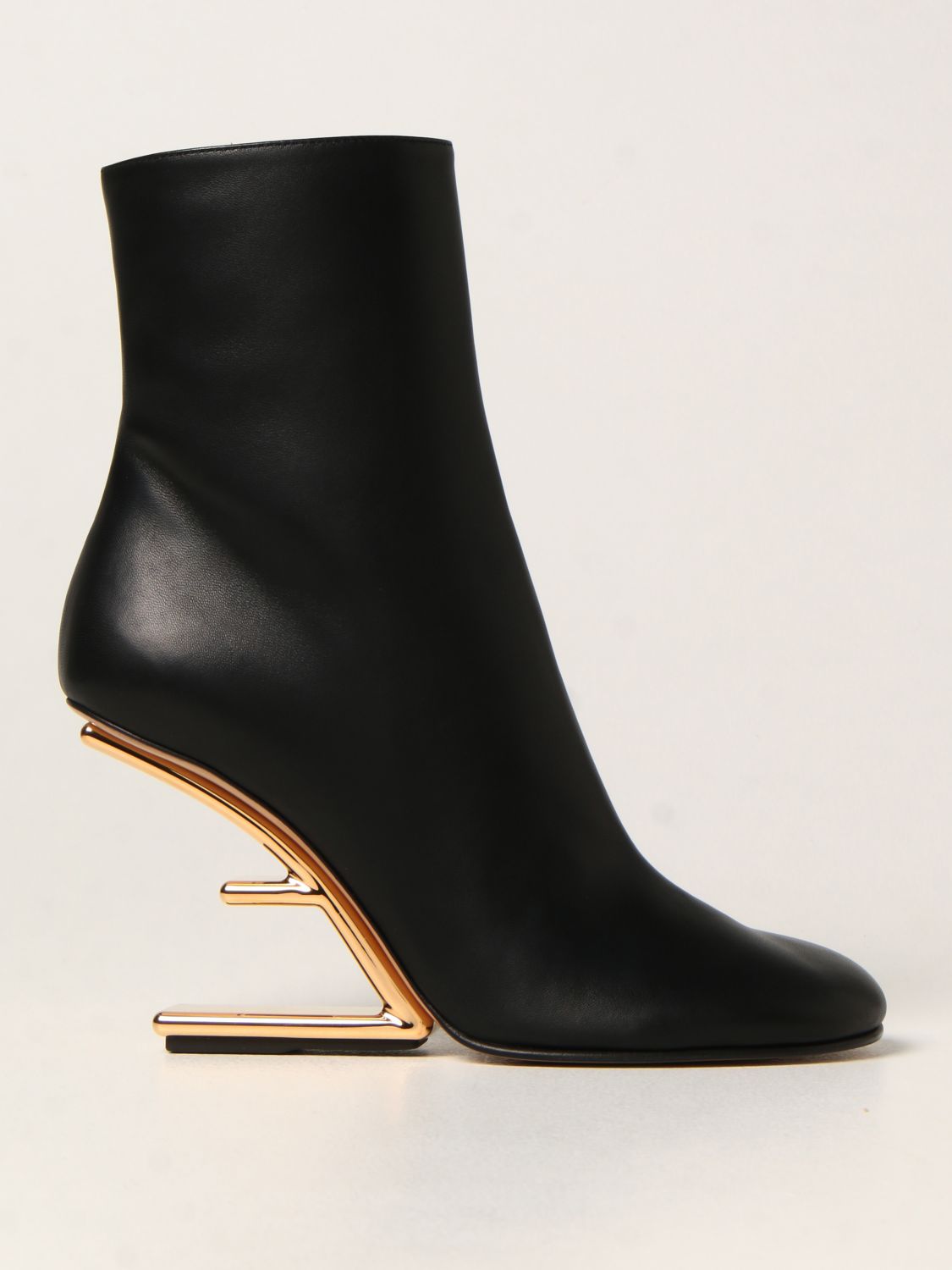 Flat ankle boots Fendi: Shoes women Fendi black 1