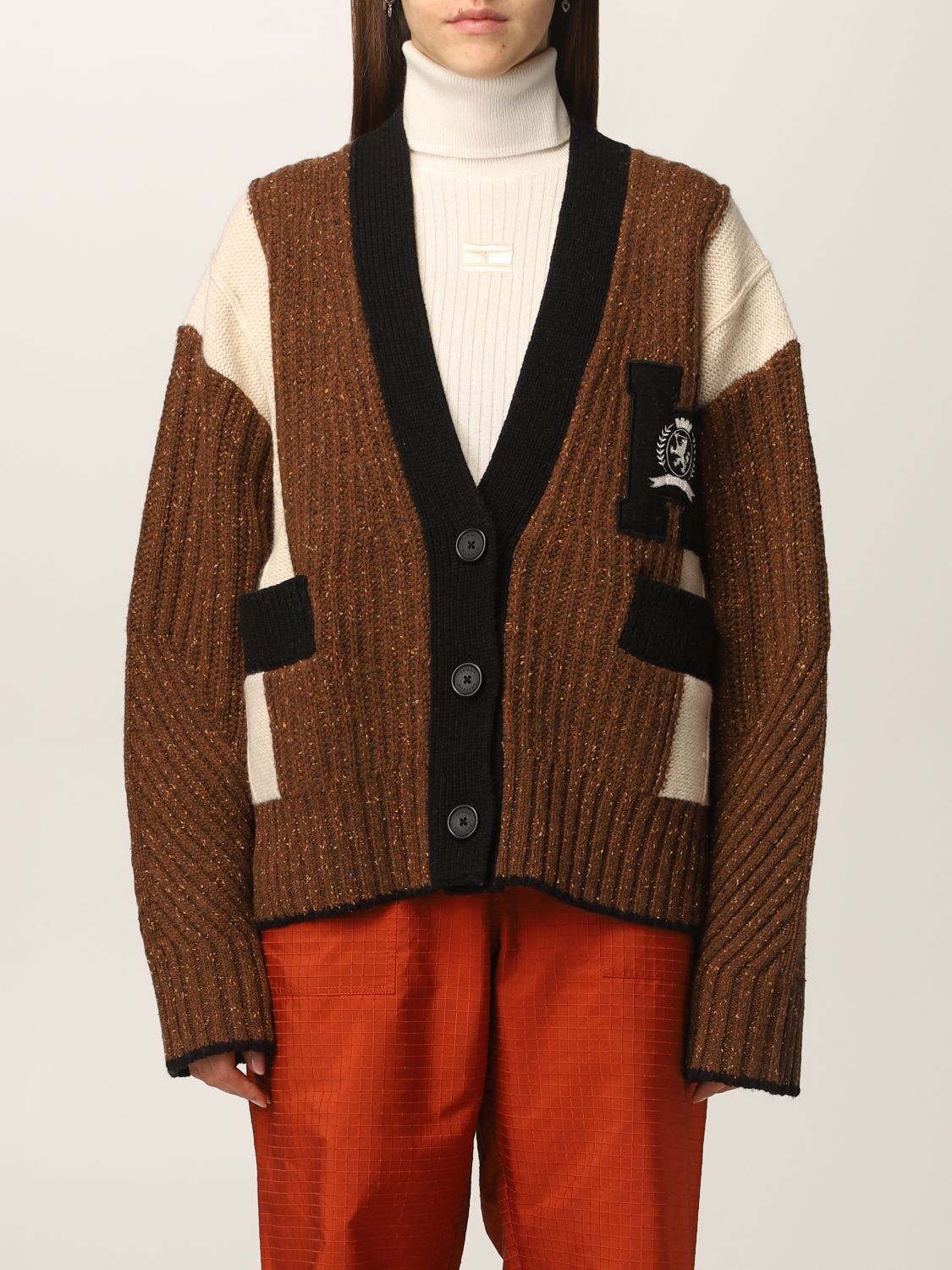 TOMMY HILFIGER COLLECTION: for - Brown | Tommy Collection cardigan WW0WW32074 online on GIGLIO.COM