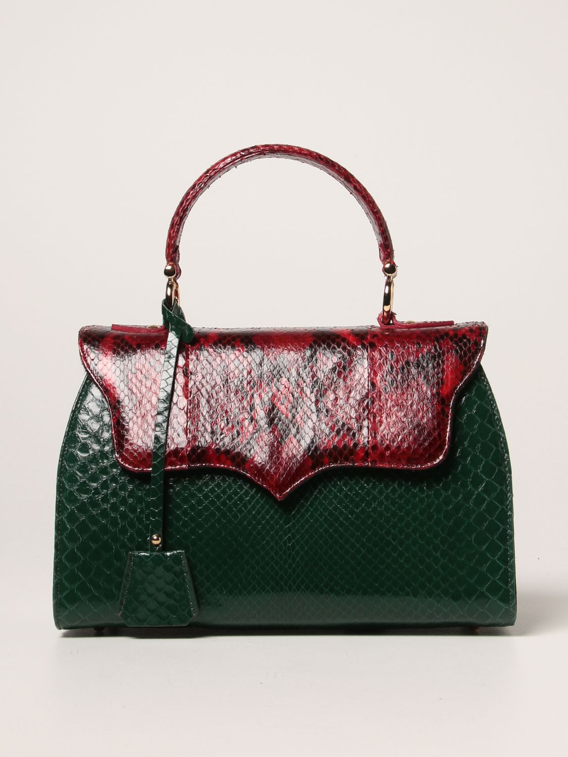 Handbag Tari' Rural Design: Shoulder bag women Tari' Rural Design green 1