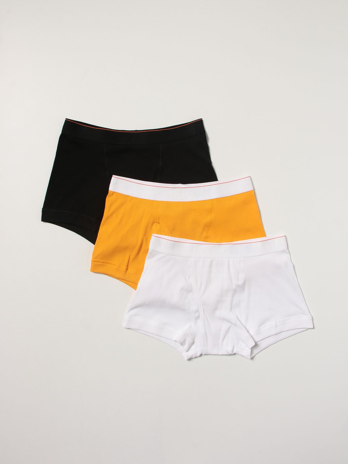 Intimo Heron Preston For Calvin Klein: Set 3 boxer Orange 2.0 Heron Preston x Calvin Klein con logo nero 1