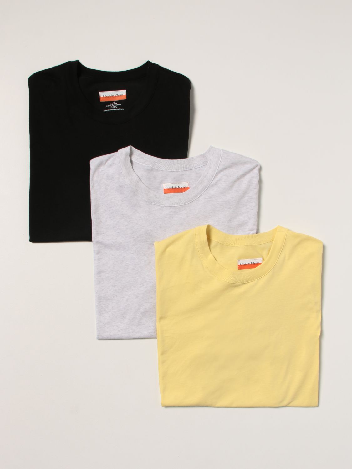 T-Shirt Heron Preston For Calvin Klein: T-shirt herren Orange 2.0-heron Preston X Calvin Klein schwarz 1