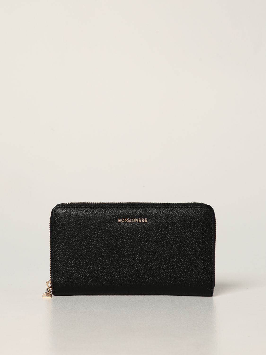 BORBONESE: wallet for woman - Black | Borbonese wallet 920091 AB3 ...
