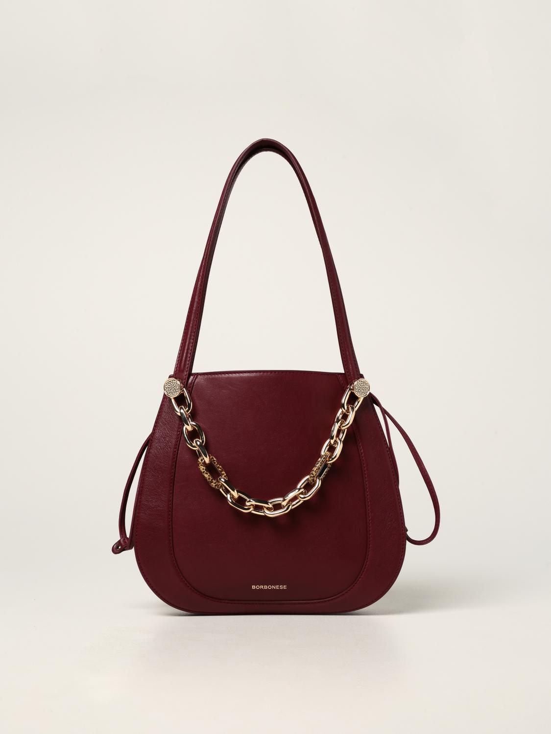 womens red shoulder bag