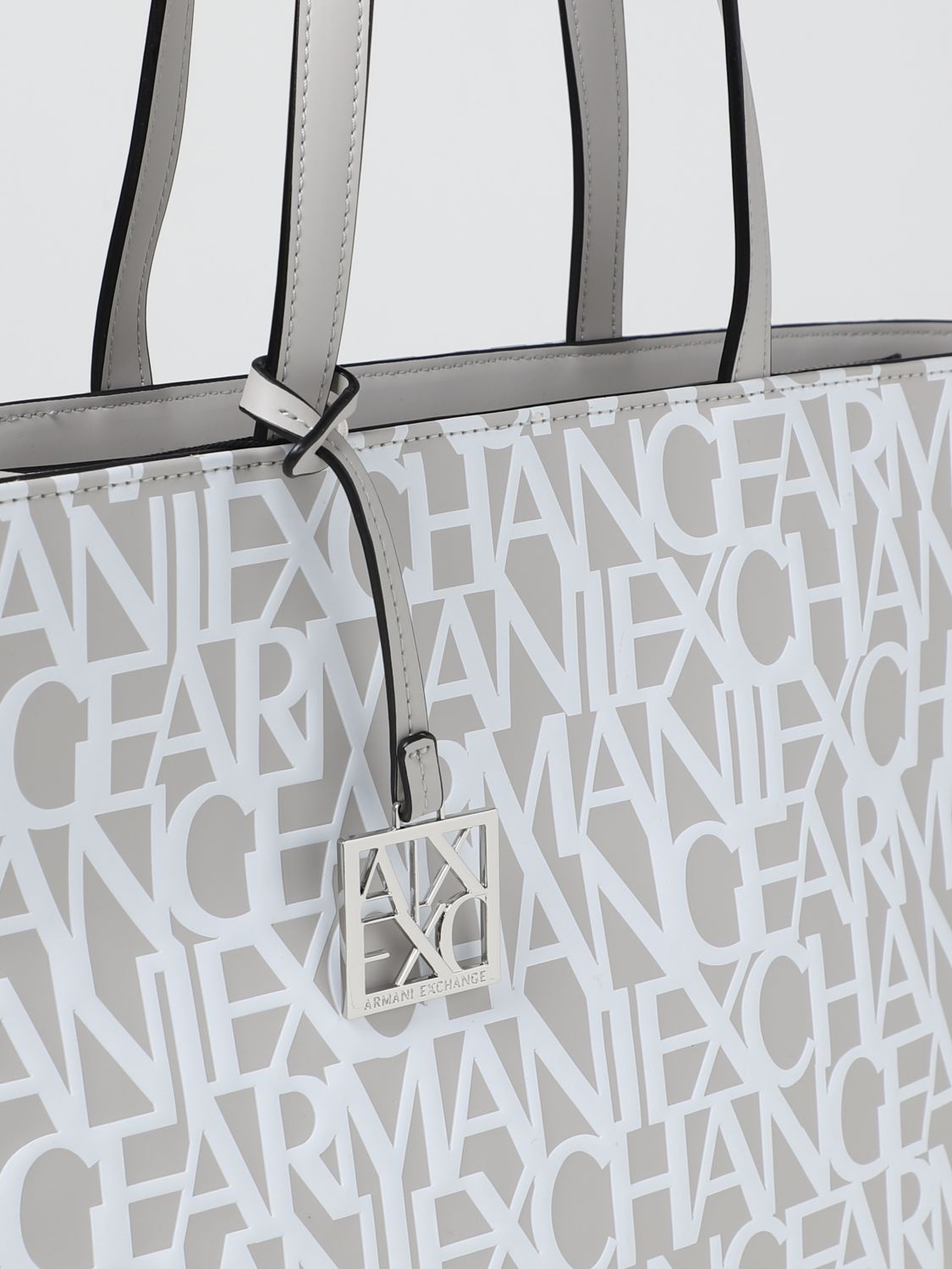 Сумка-тоут Armani Exchange: Наплечная сумка Женское Armani Exchange серый 3