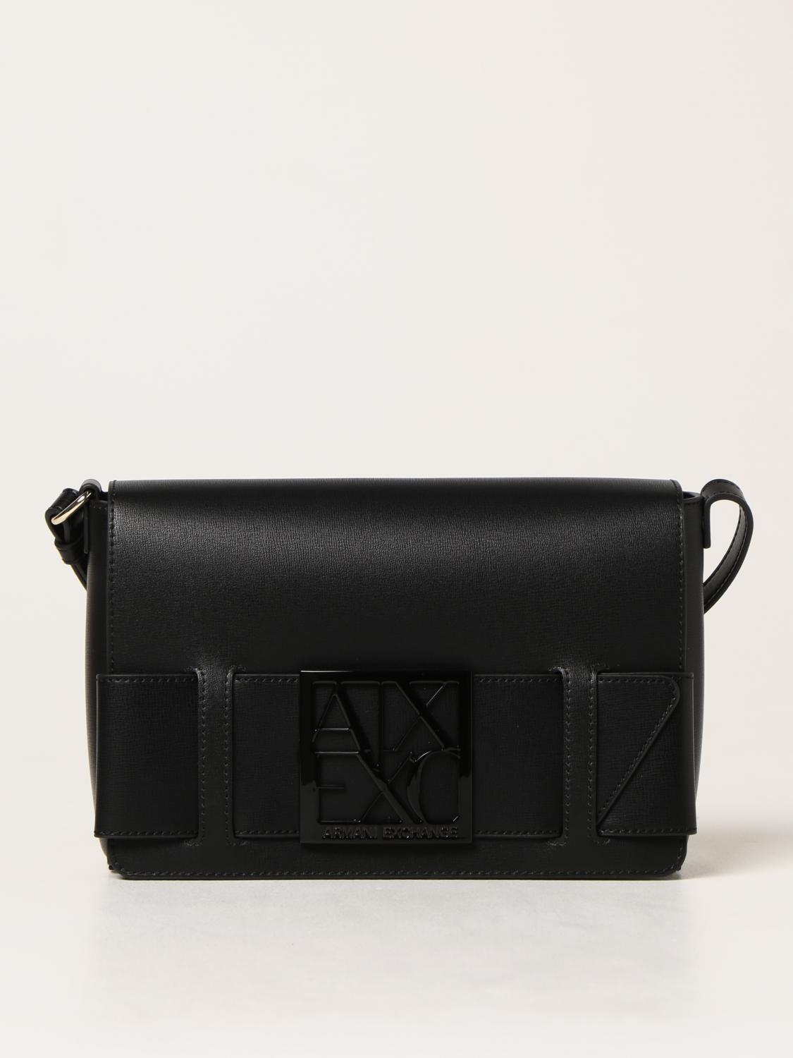 EMPORIO ARMANI Borsa a tracolla nera/bordeaux | Quellogiusto Shop online