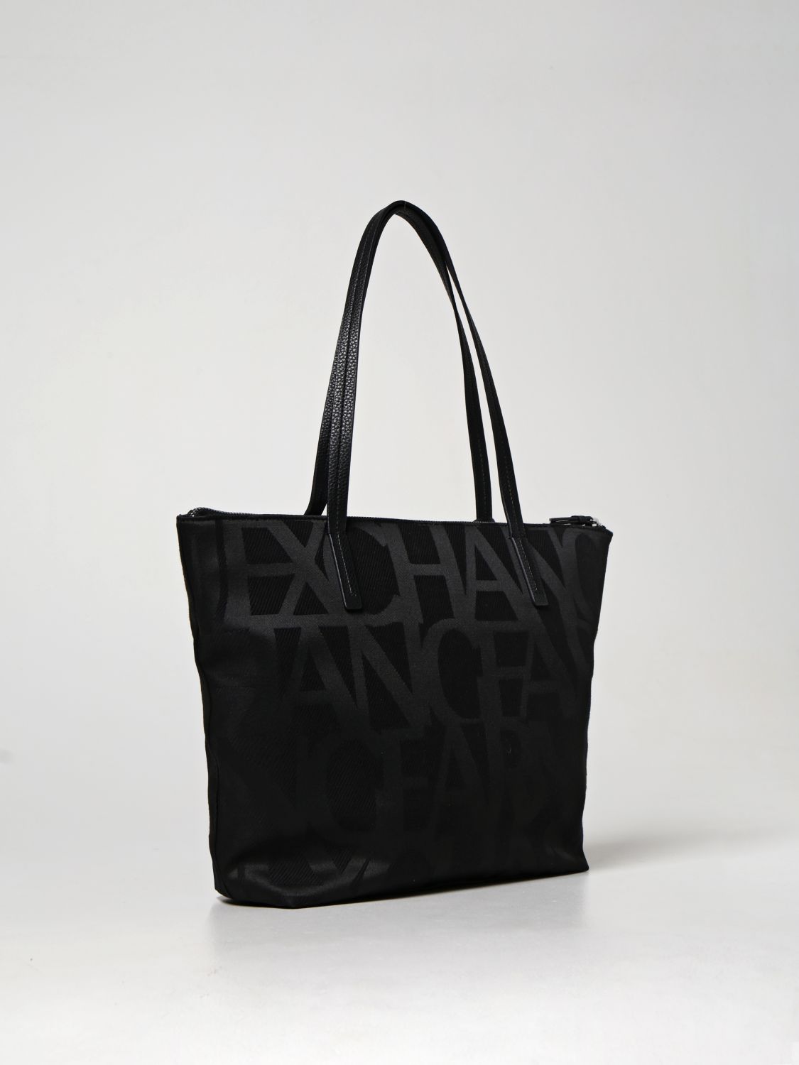 ARMANI EXCHANGE: bag in jacquard fabric | Tote Bags Armani Exchange ...