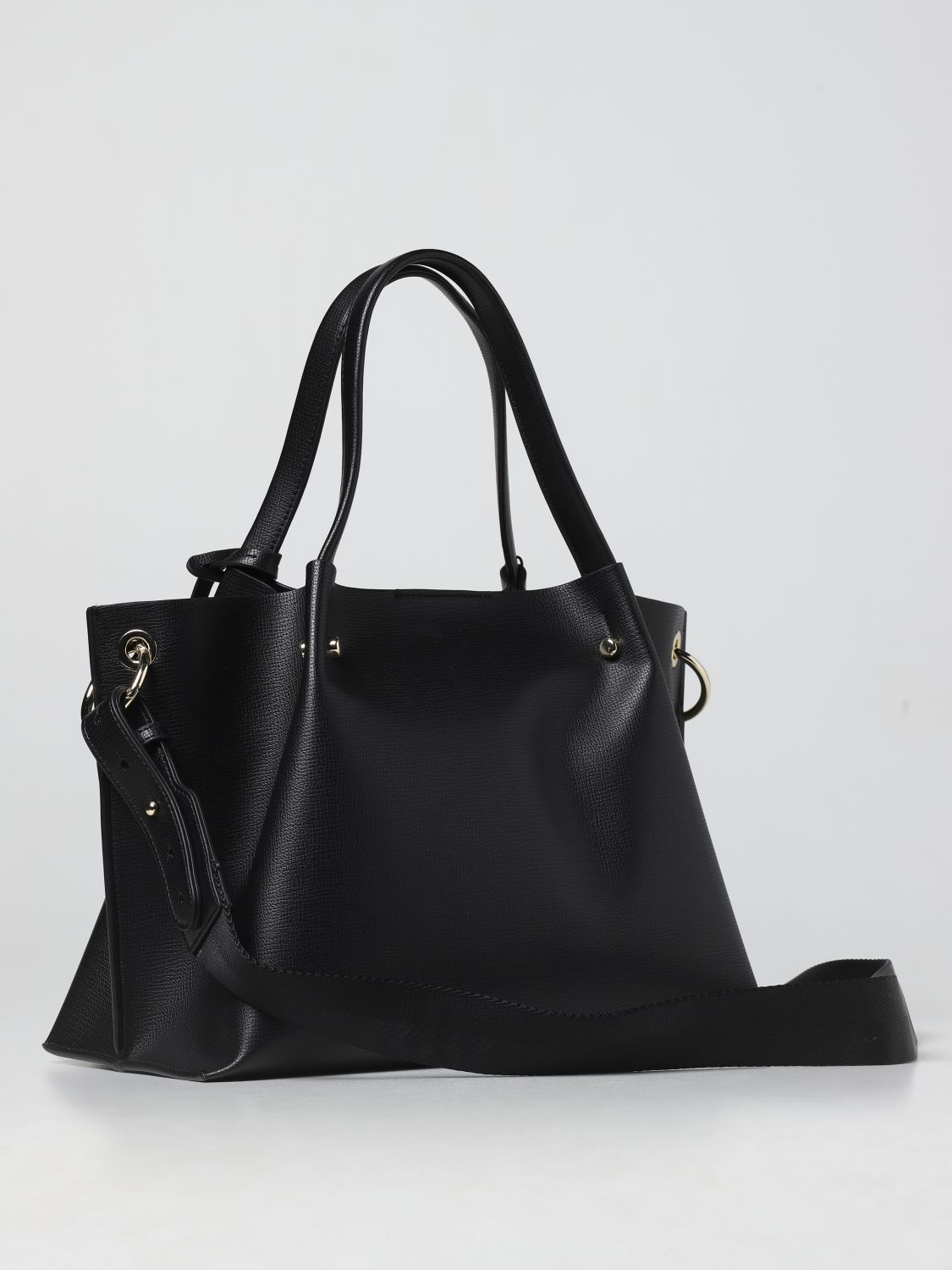 ARMANI EXCHANGE: handbag with logo - Black | Tote Bags Armani Exchange ...