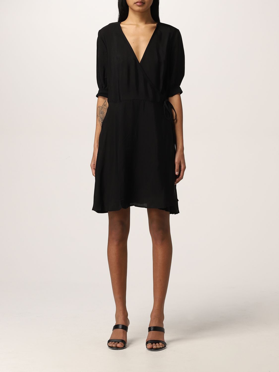 ARMANI EXCHANGE: dress for woman - Black | Armani Exchange dress ...