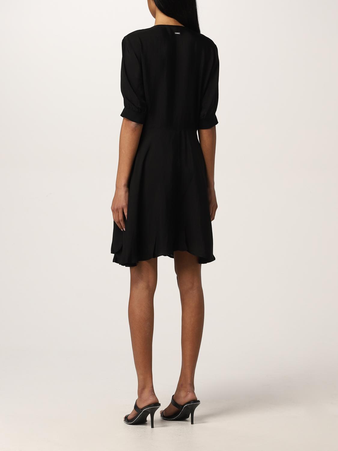 black armani exchange dress