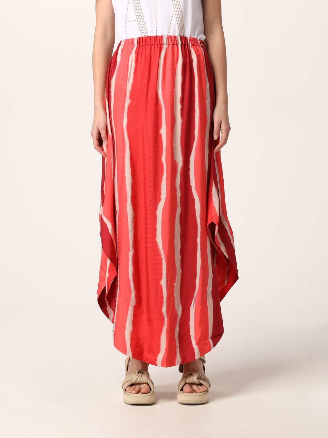 Armani exchange long skirt with print