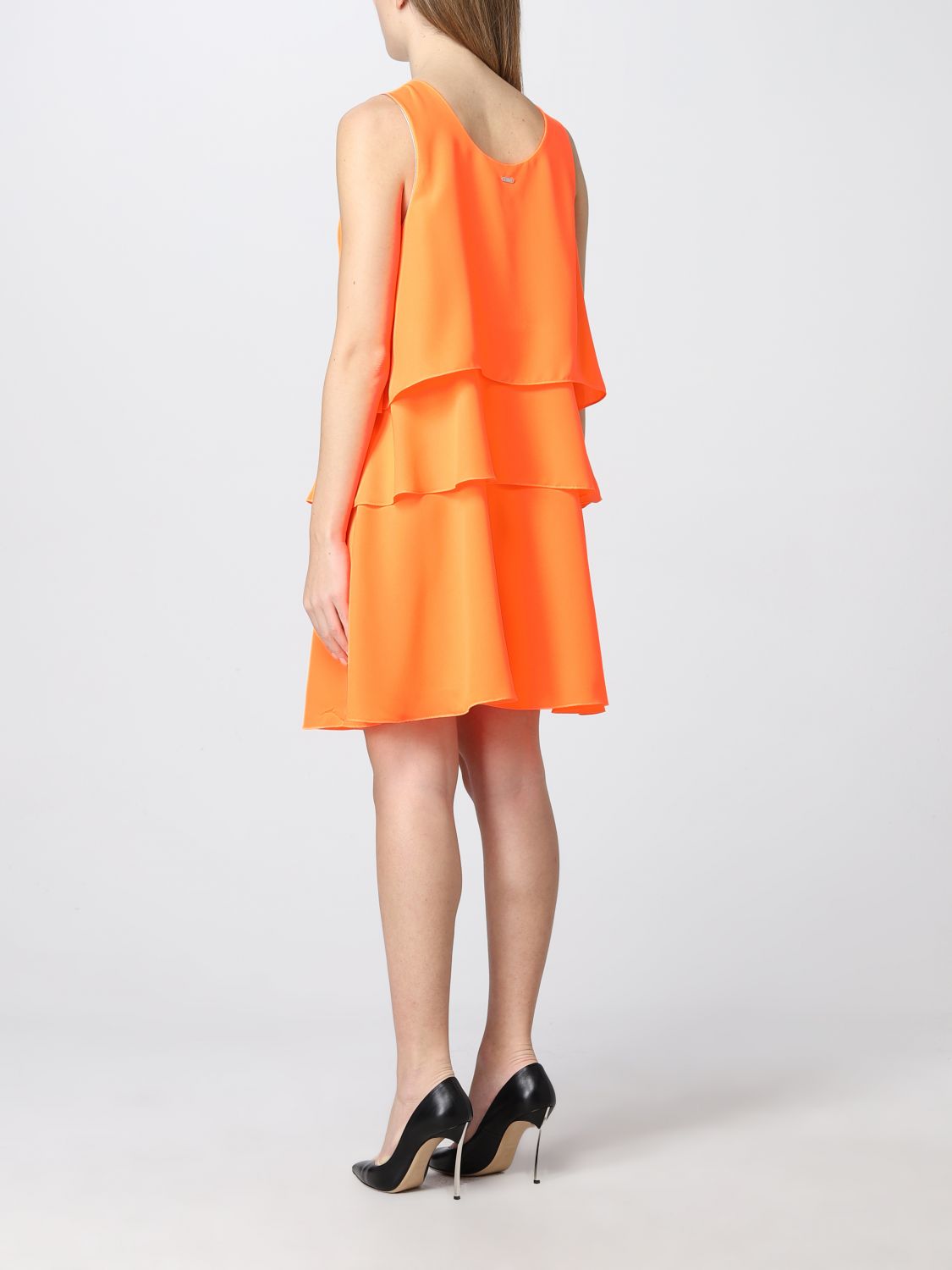 armani orange dress