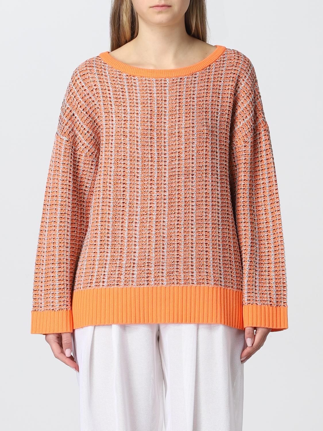 armani exchange orange sweater