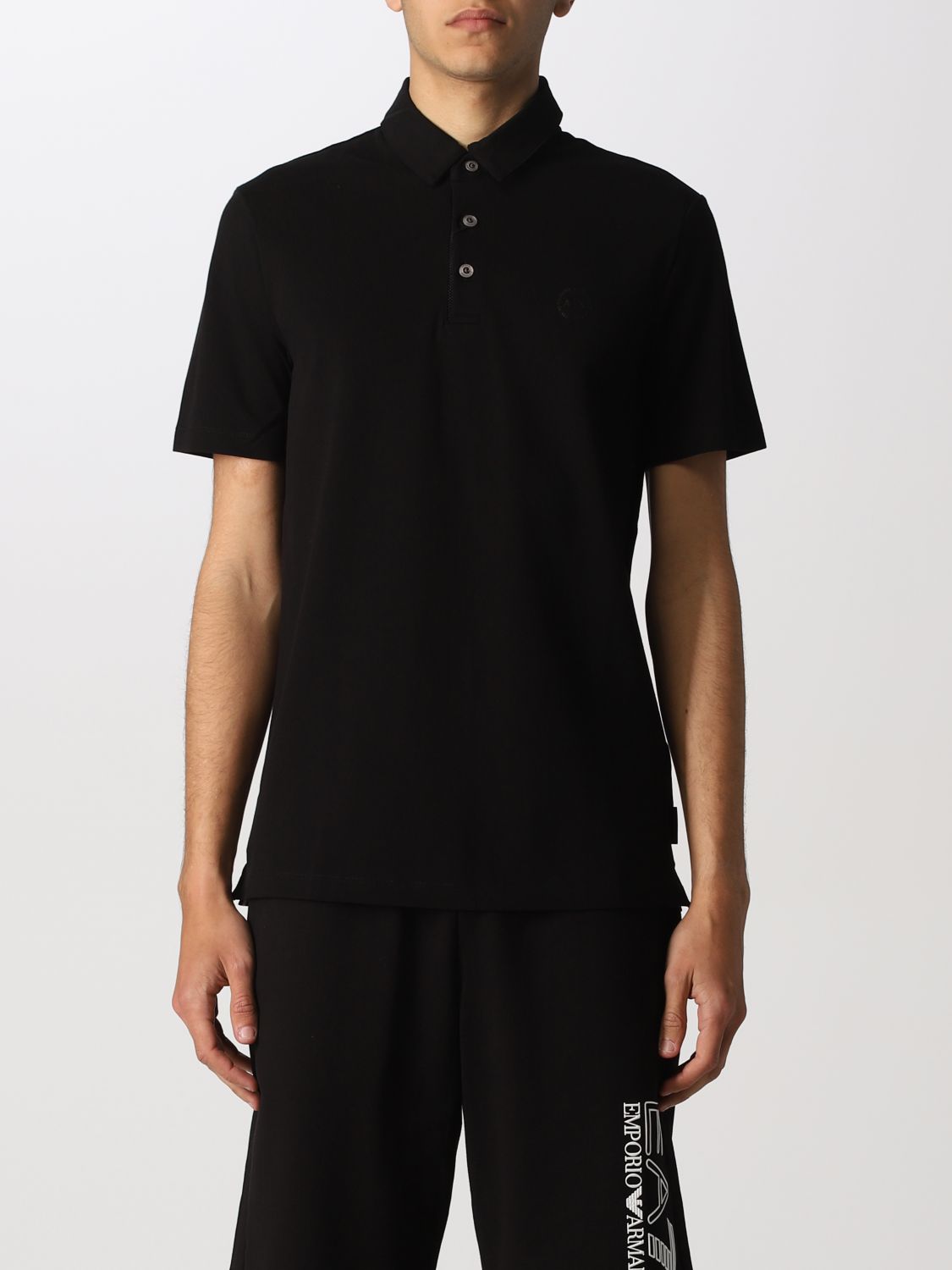 Armani Exchange Polo Shirt Men In Black | ModeSens