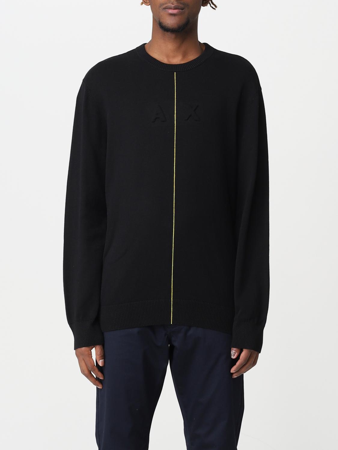 armani exchange sweater black