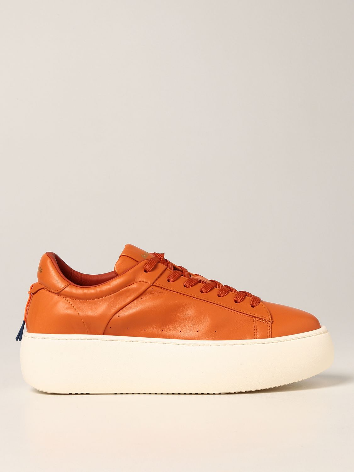 Sneakers Barracuda: Barracuda sneakers in nappa leather orange 1