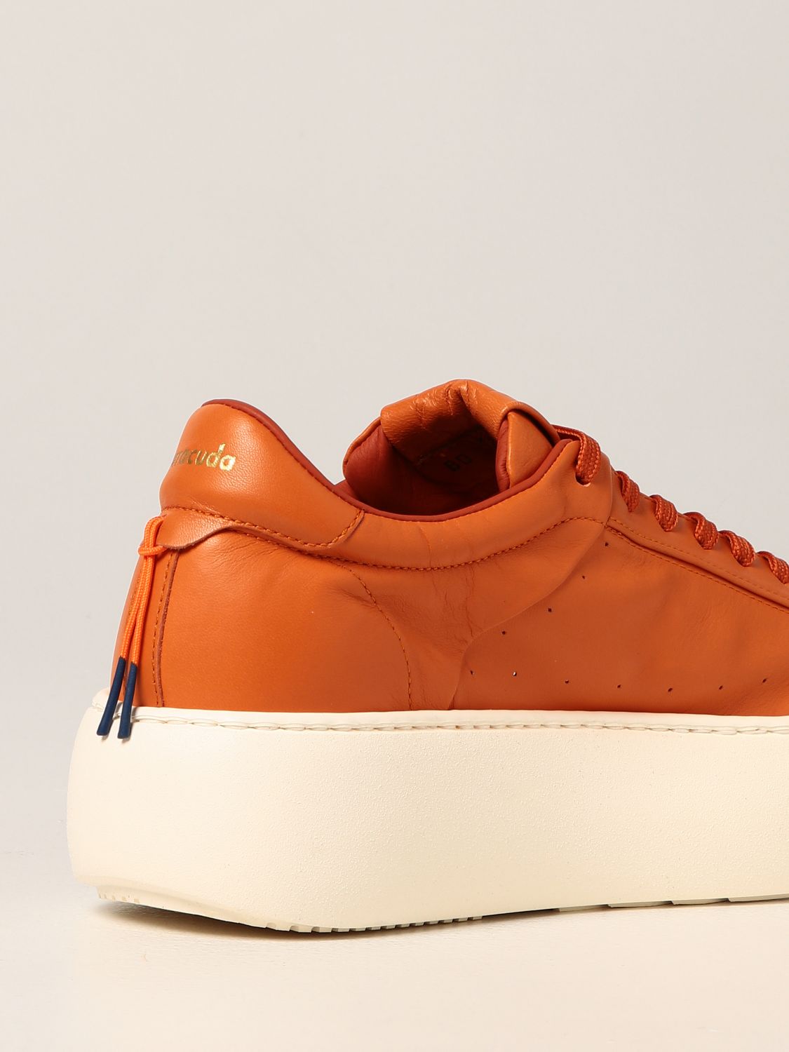 Sneakers Barracuda: Barracuda sneakers in nappa leather orange 3
