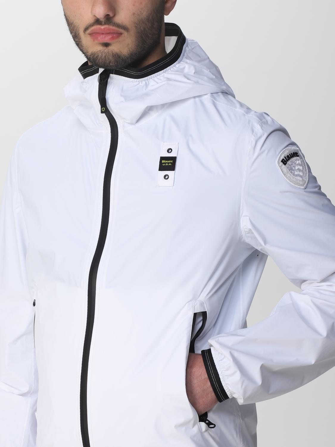 Blauer Outlet: jacket for man - White 