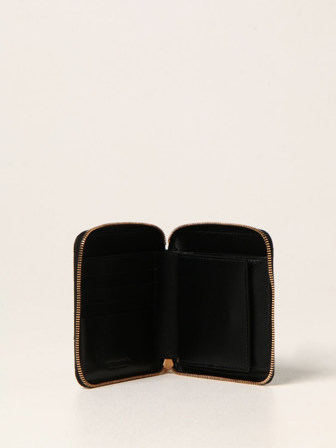 Intrecciato leather wallet Bottega Veneta Black in Leather - 12979334