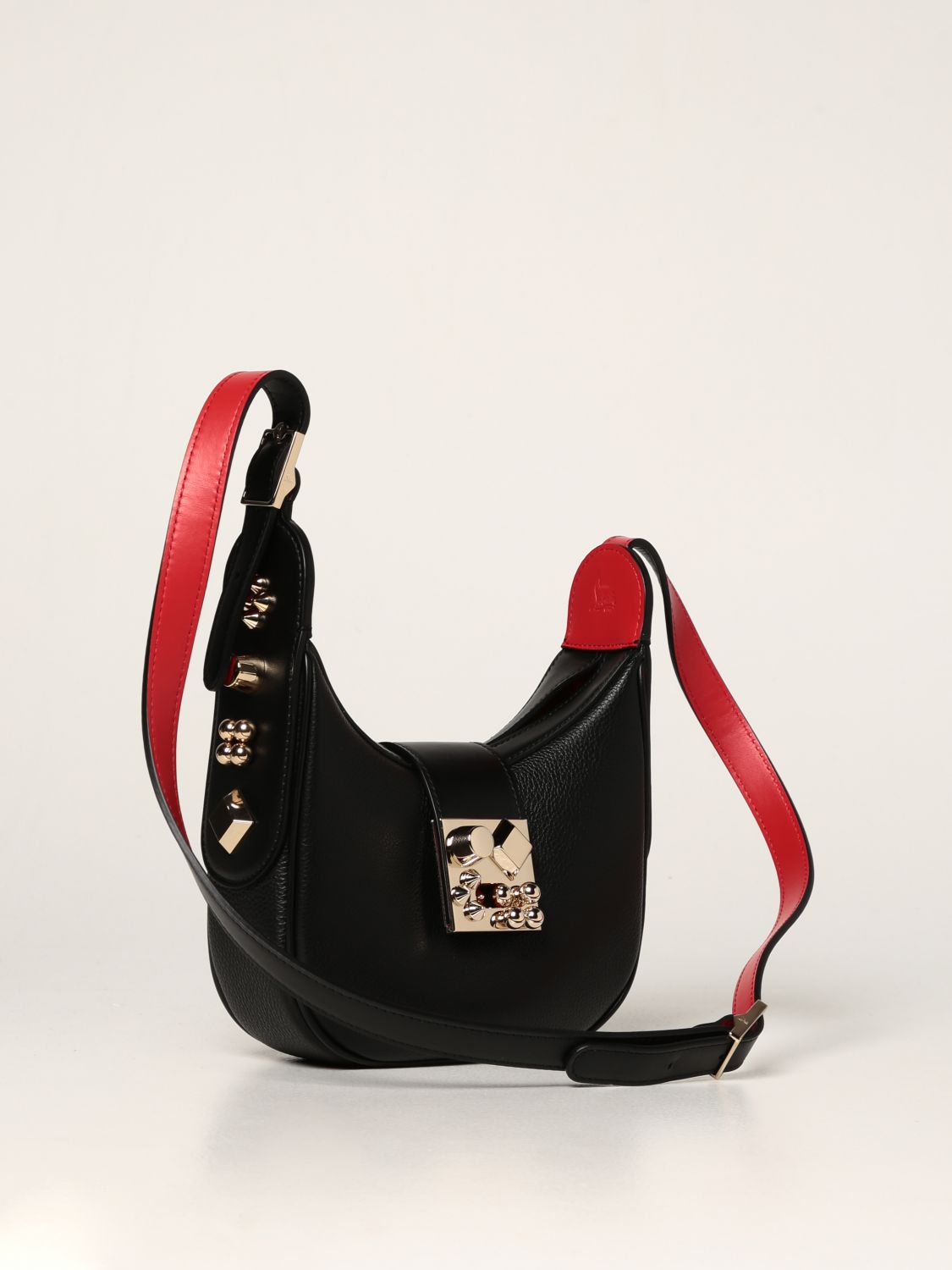 Christian Louboutin Carasky Leche Calf Paris Shoulder Bag – Queen