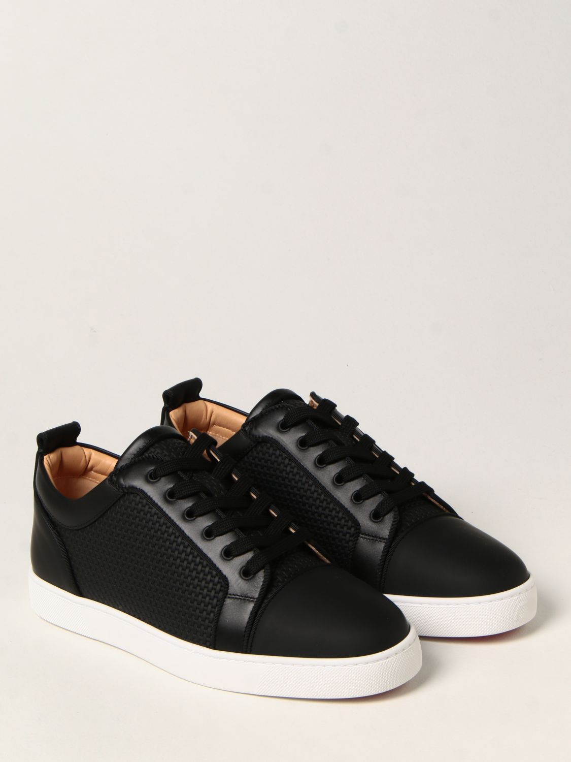 CHRISTIAN LOUBOUTIN: Chaussures homme | Baskets Christian Louboutin Homme  Noir | Baskets Christian Louboutin 1220234 GIGLIO.COM