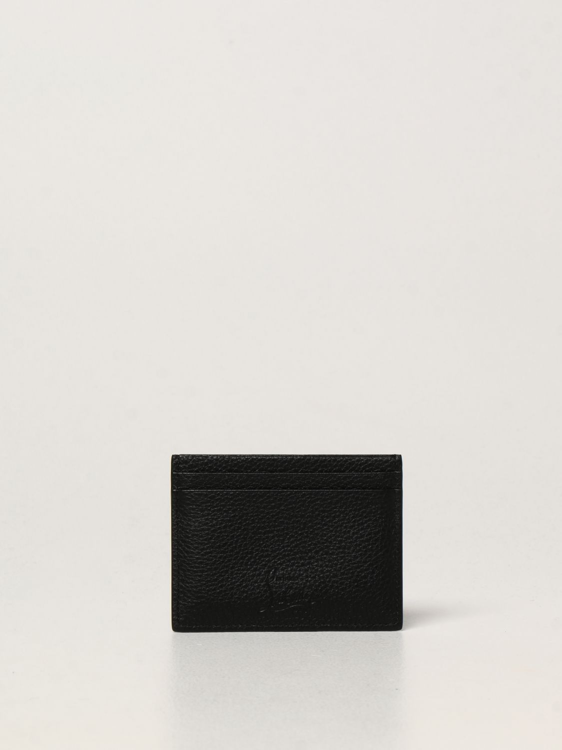 Wallet Christian Louboutin: Christian Louboutin Kios cardholder with studs black 2
