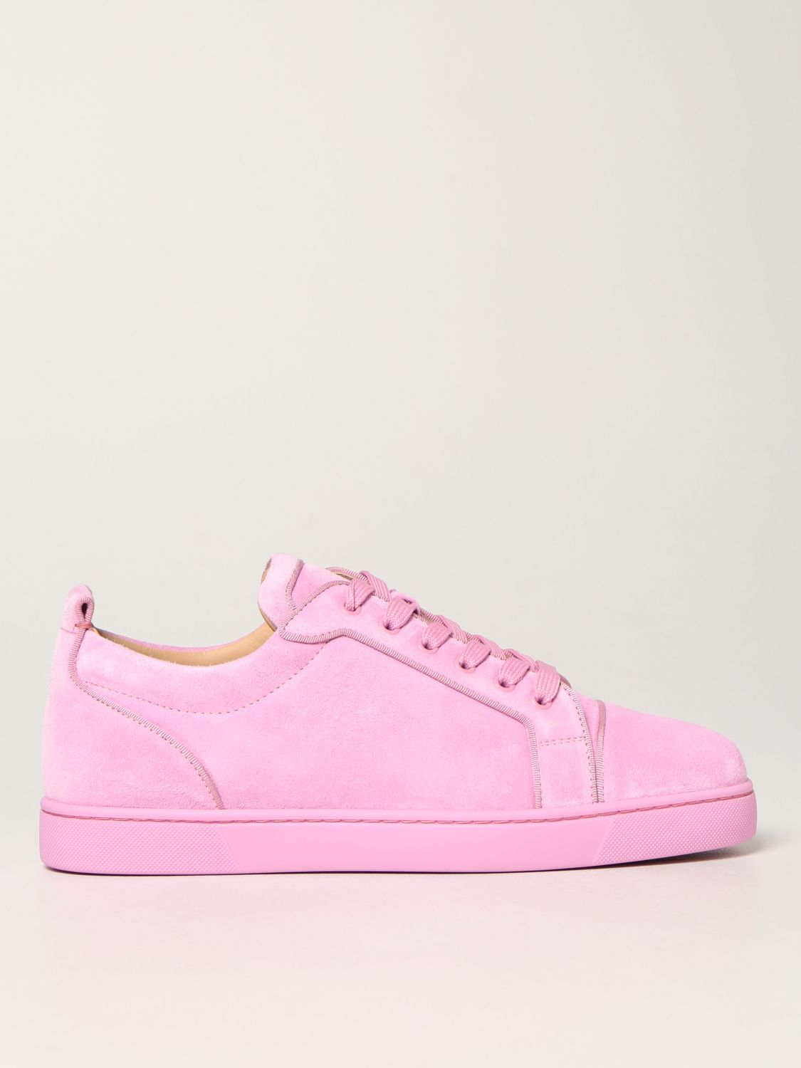 Selv tak lytter Rykke CHRISTIAN LOUBOUTIN: Louis Junior Orlato suede sneakers - Pink | Christian Louboutin  sneakers 3190824 online on GIGLIO.COM