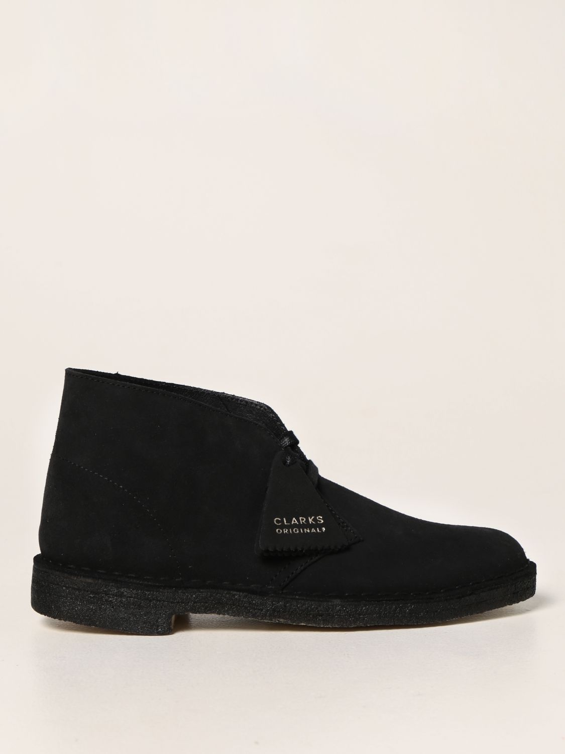 CLARKS ORIGINALS: Zapatos abotinados para hombre, Azul Oscuro  Zapatos  Abotinados Clarks Originals 174036 en línea en