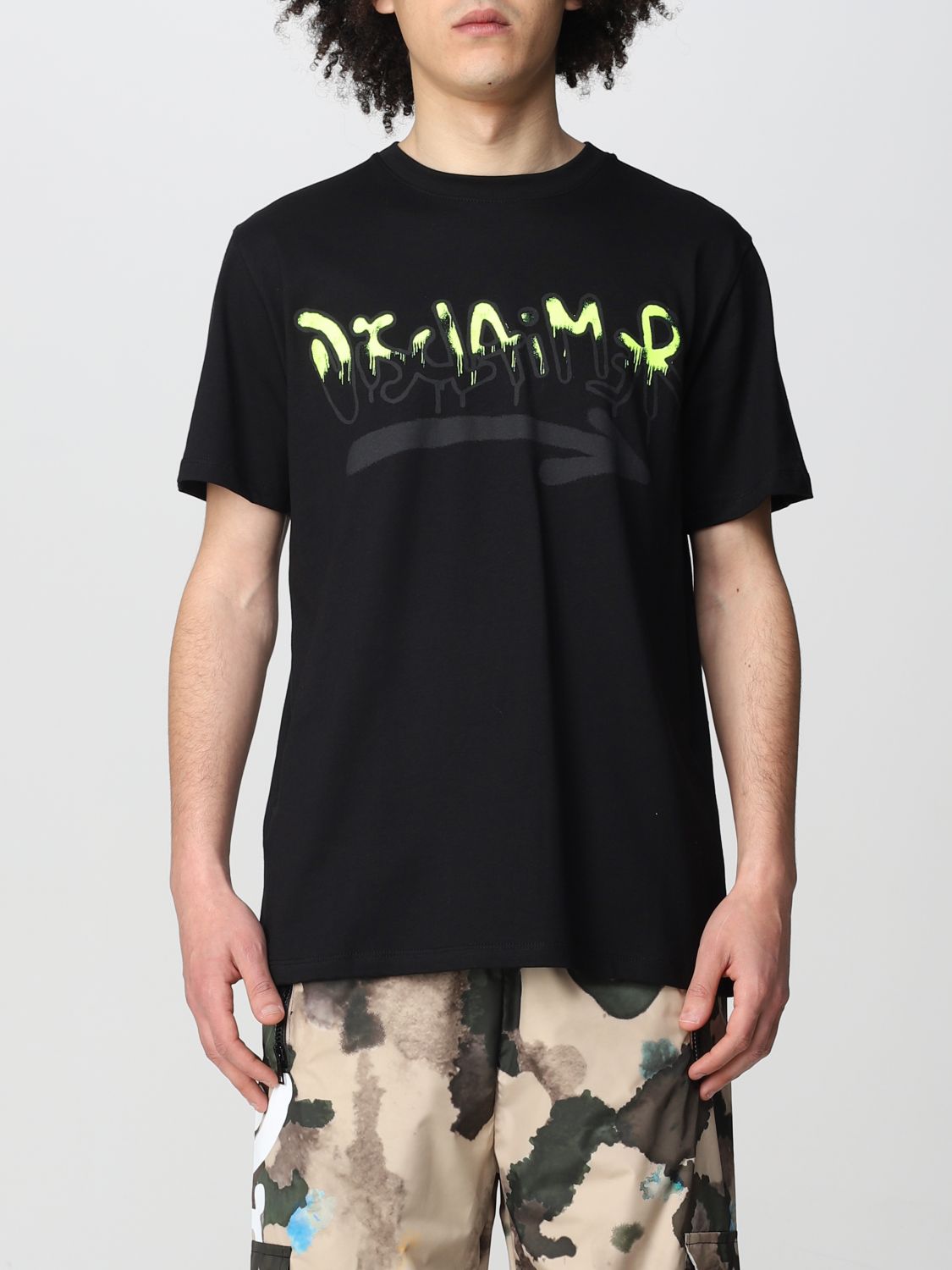 DISCLAIMER: t-shirt for man - Black | Disclaimer t-shirt 51609 online ...