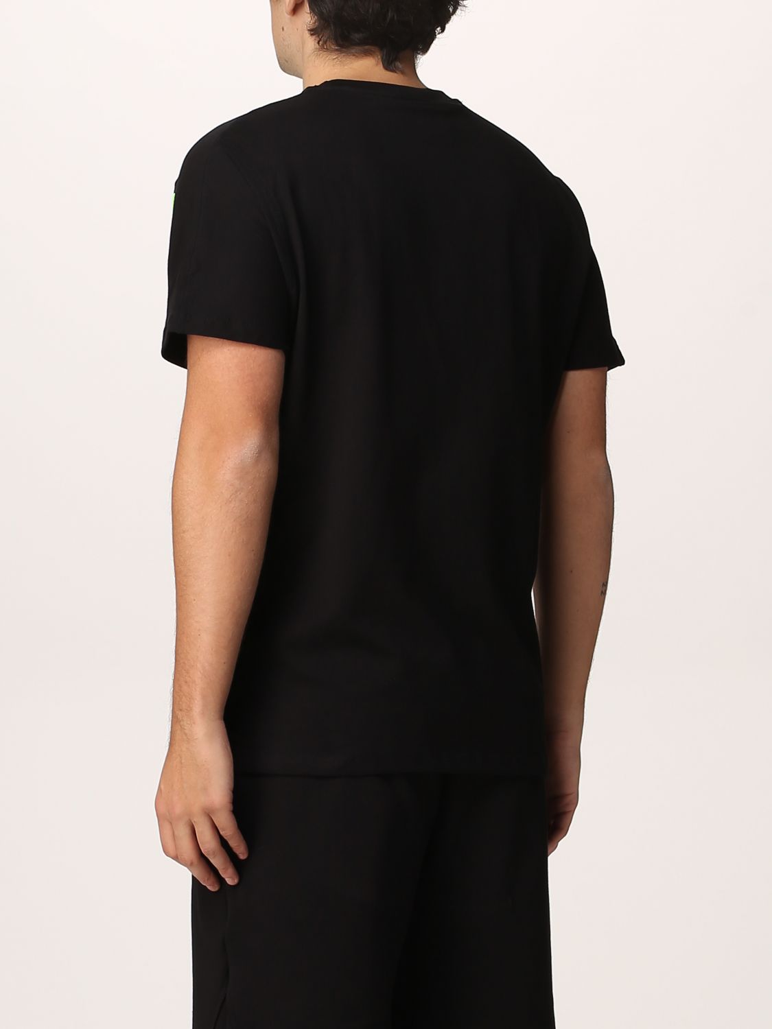 DISCLAIMER: cotton t-shirt with logo - Black | Disclaimer t-shirt 51555 ...