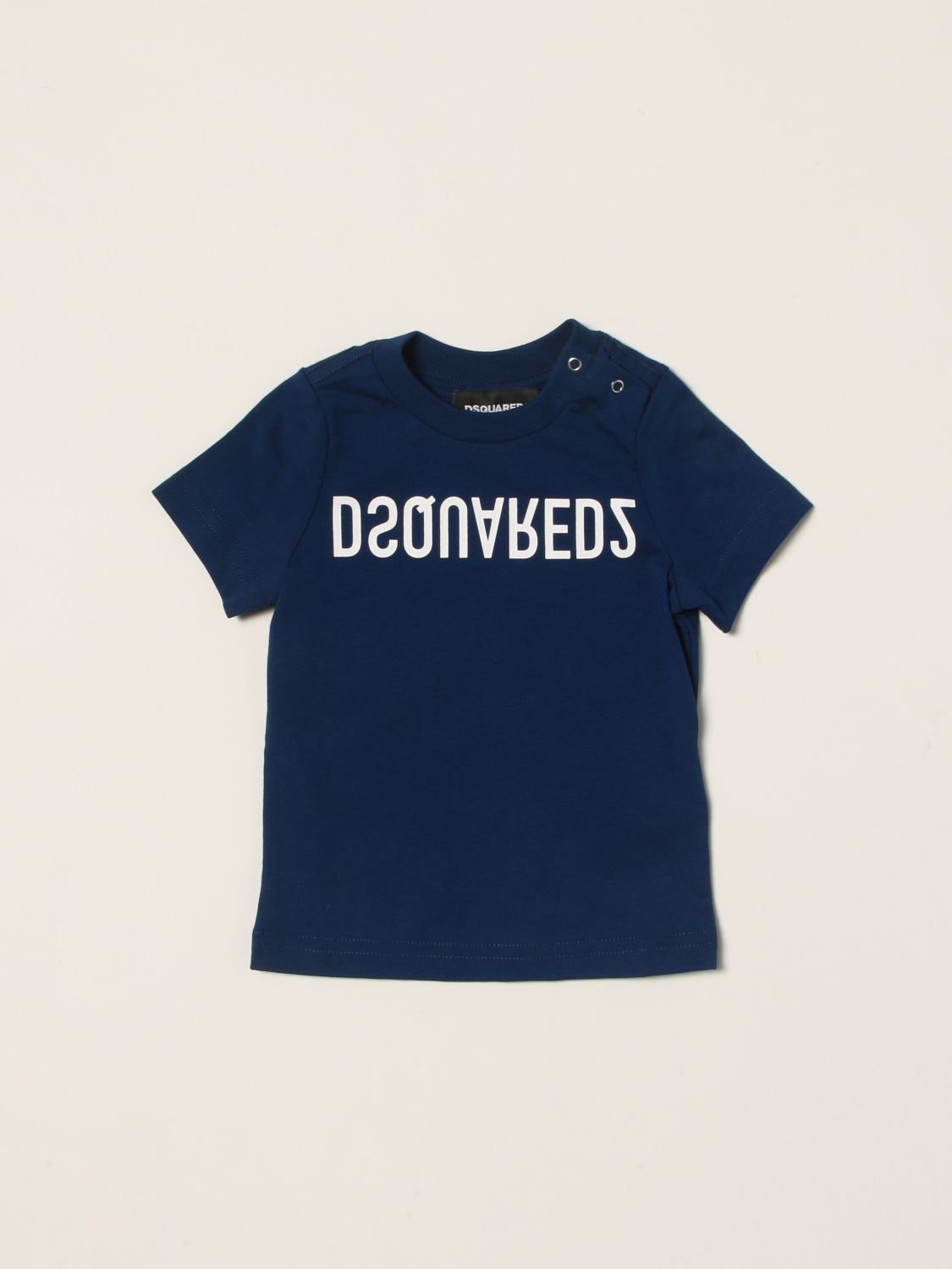 티셔츠 디스퀘어드2 주니어: 티셔츠 소년 Dsquared2 Junior 로열 블루 1