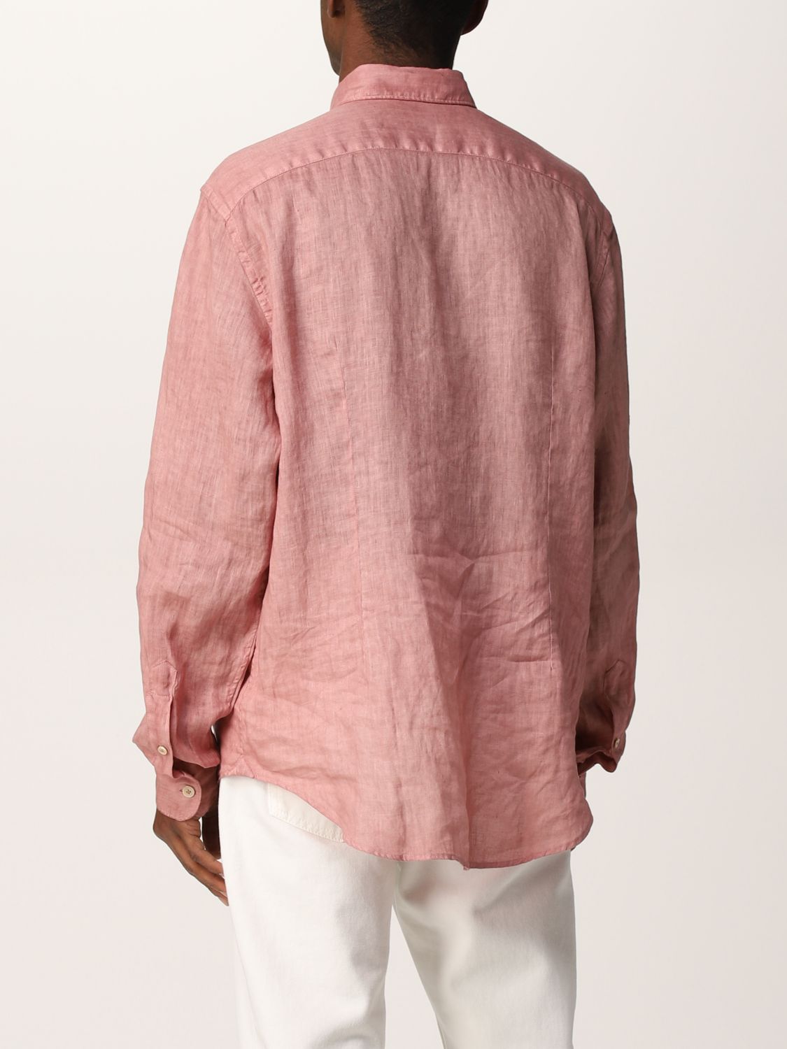 Camisa Eleventy de Algodón de color Rosa para hombre Hombre Camisas de Camisas Eleventy 