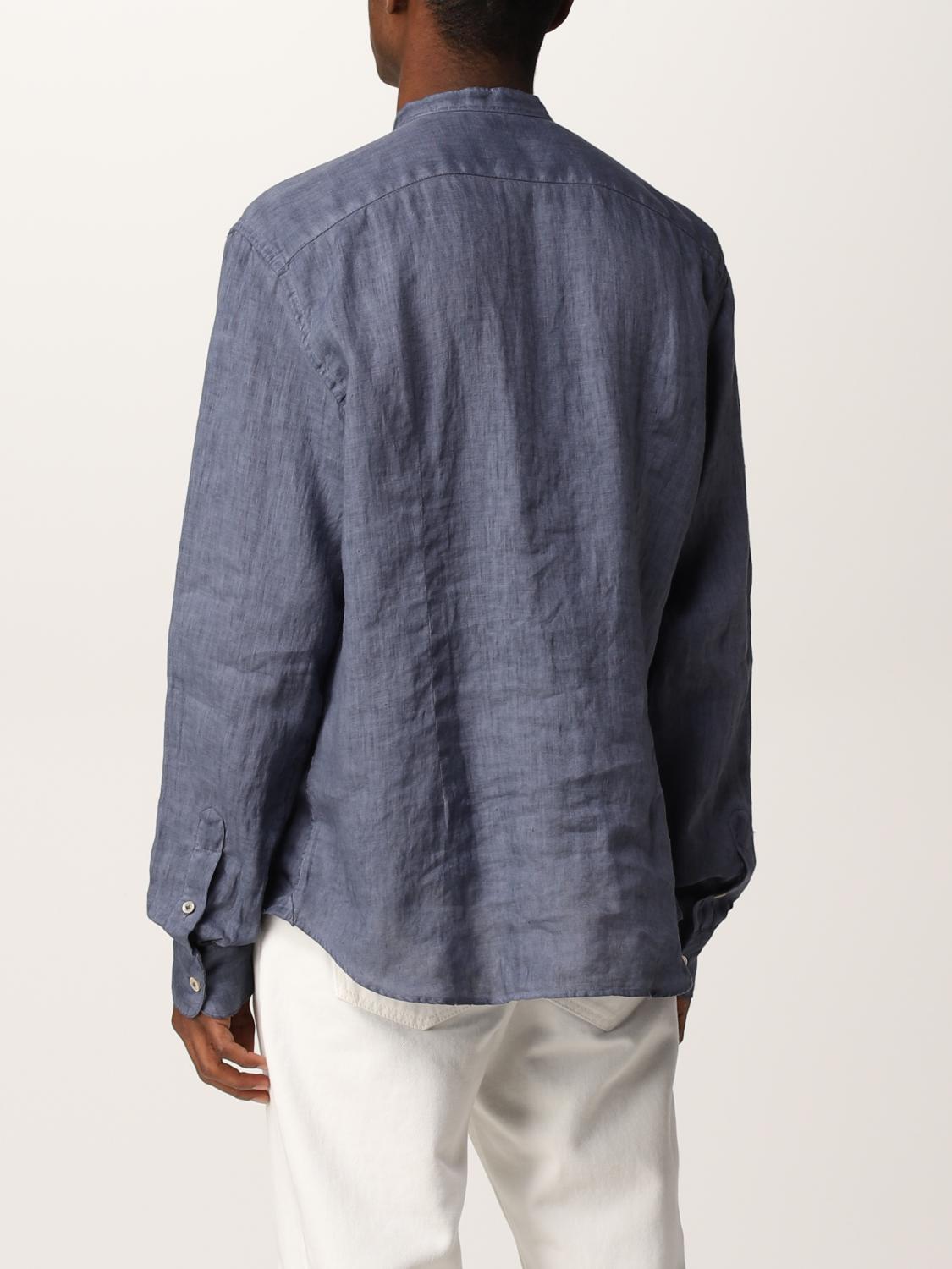 Eleventy: Linen Shirt - Blue 