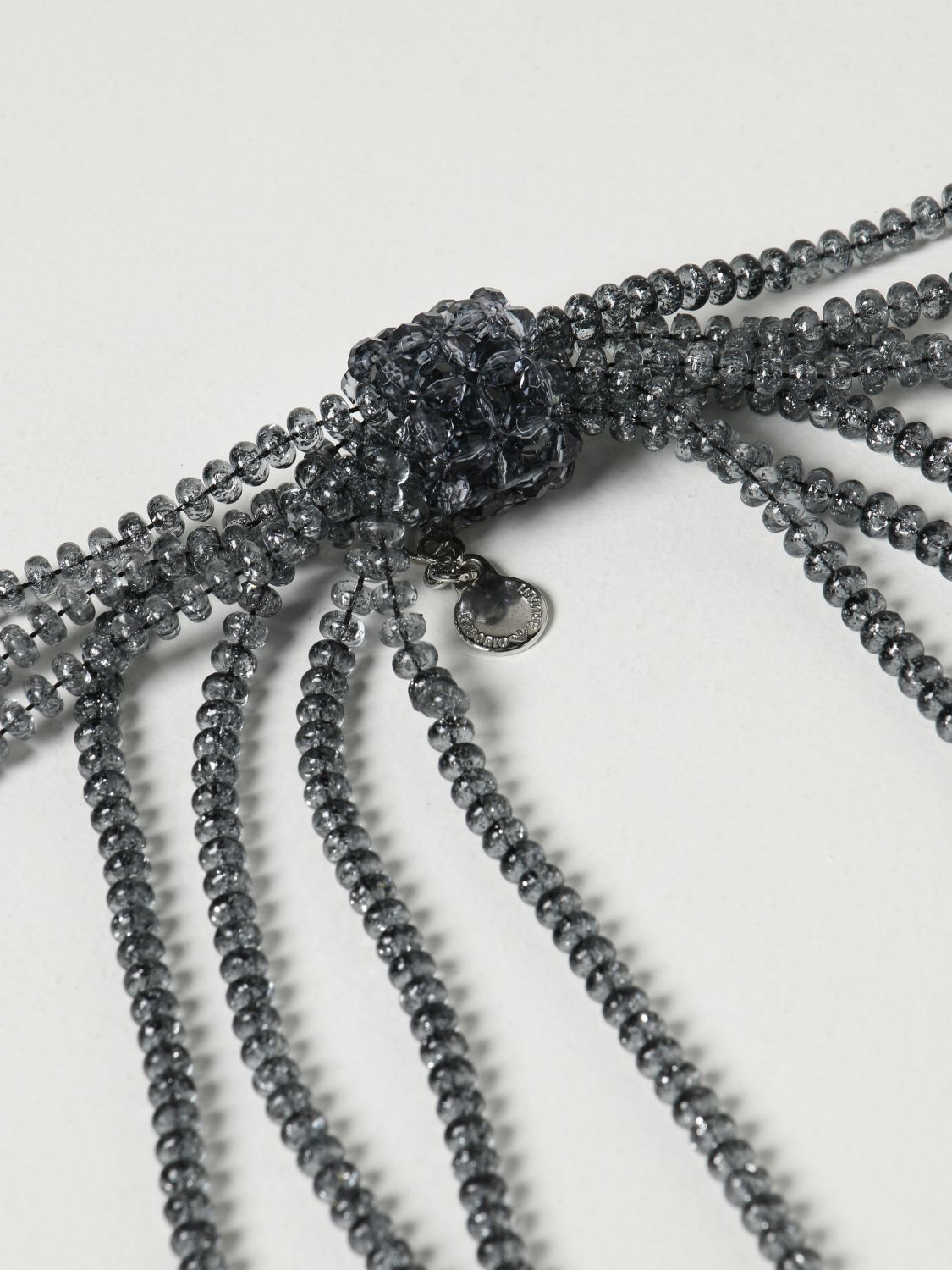 Jewel Emporio Armani: Emporio Armani multi-strand necklace with microspheres grey 2