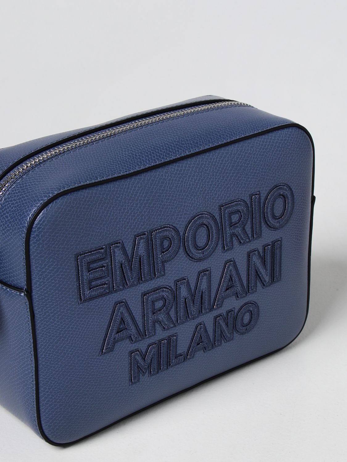 Borse a tracolla Emporio Armani: Borsa camera case Emporio Armani in pelle sintetica blue 3