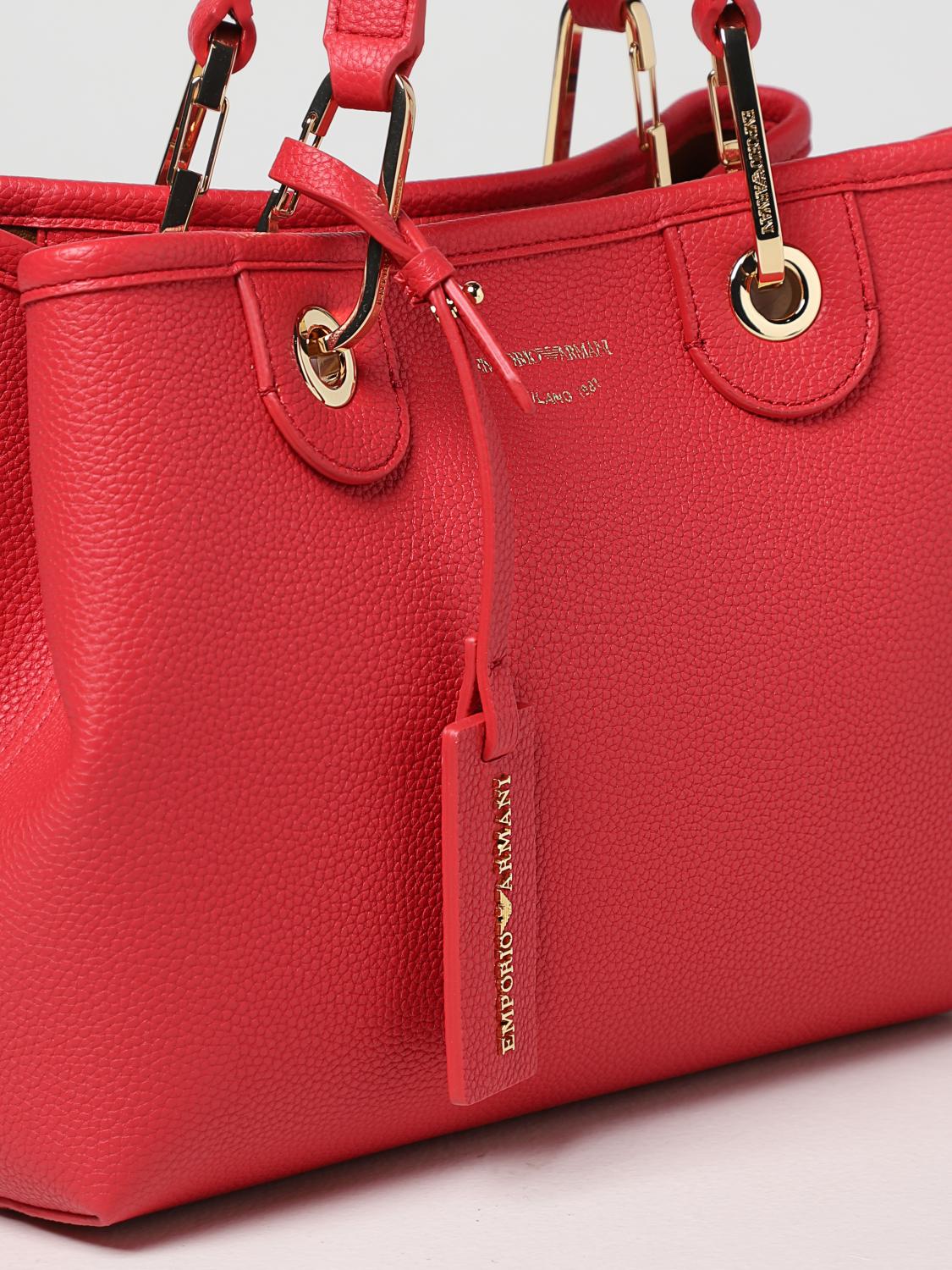 red armani purse