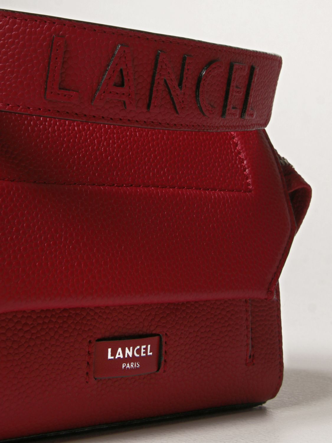 Mini bolso Lancel: Bolso de hombro mujer Lancel granate 3