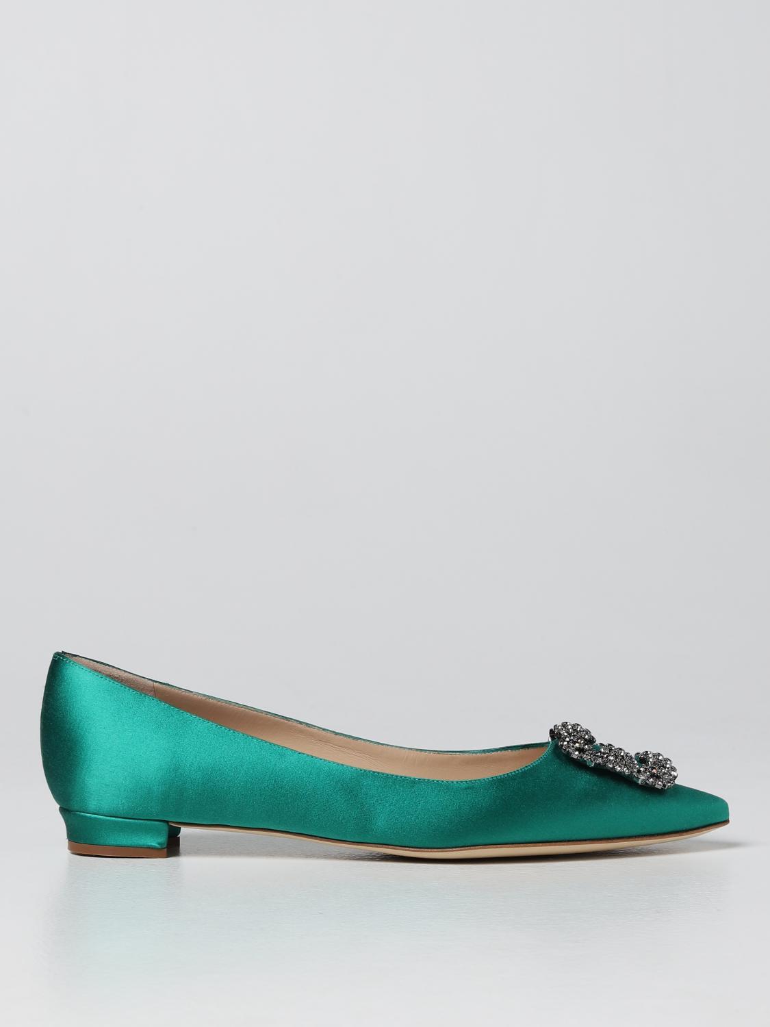 emerald manolo blahnik