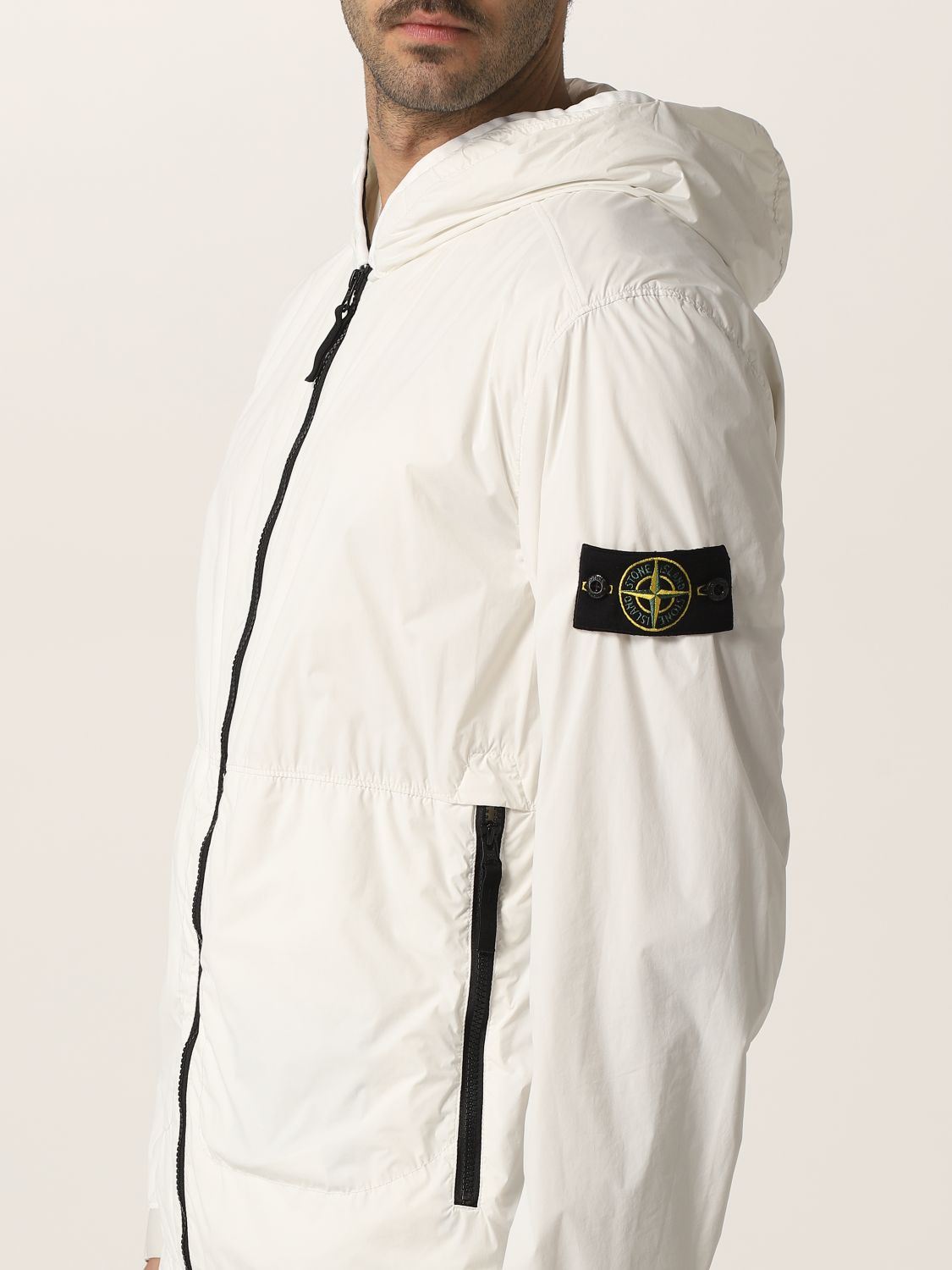 Jacket Stone Island: Stone Island nylon skin touch jacket white 5