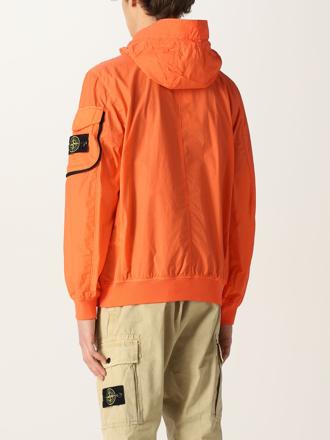 STONE ISLAND: Naslan light zip jacket in nylon | Jacket Stone 