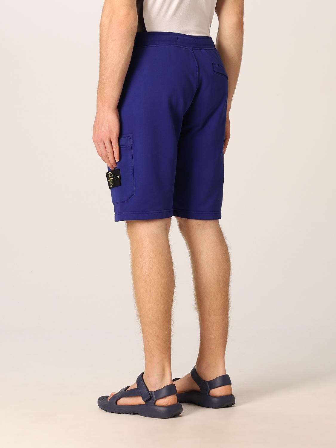 Bermuda shorts in garment-dyed cotton 
