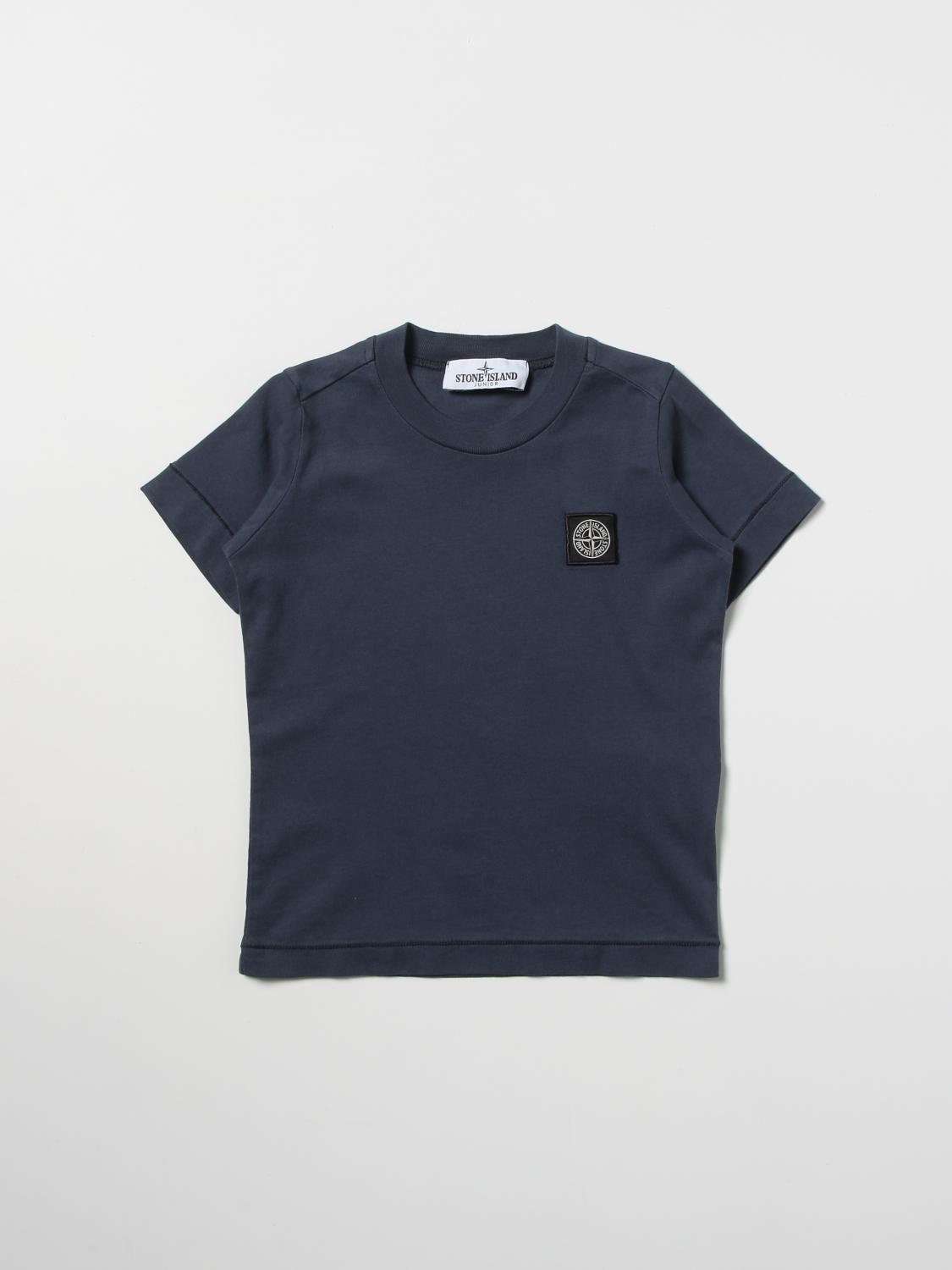 stone island logo patch t shirt