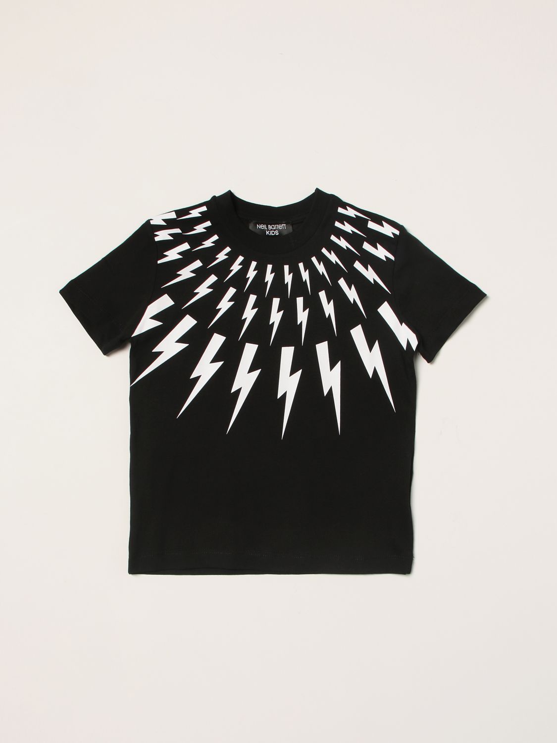 T-shirt Neil Barrett: Neil Barrett t-shirt with lightning print black 1