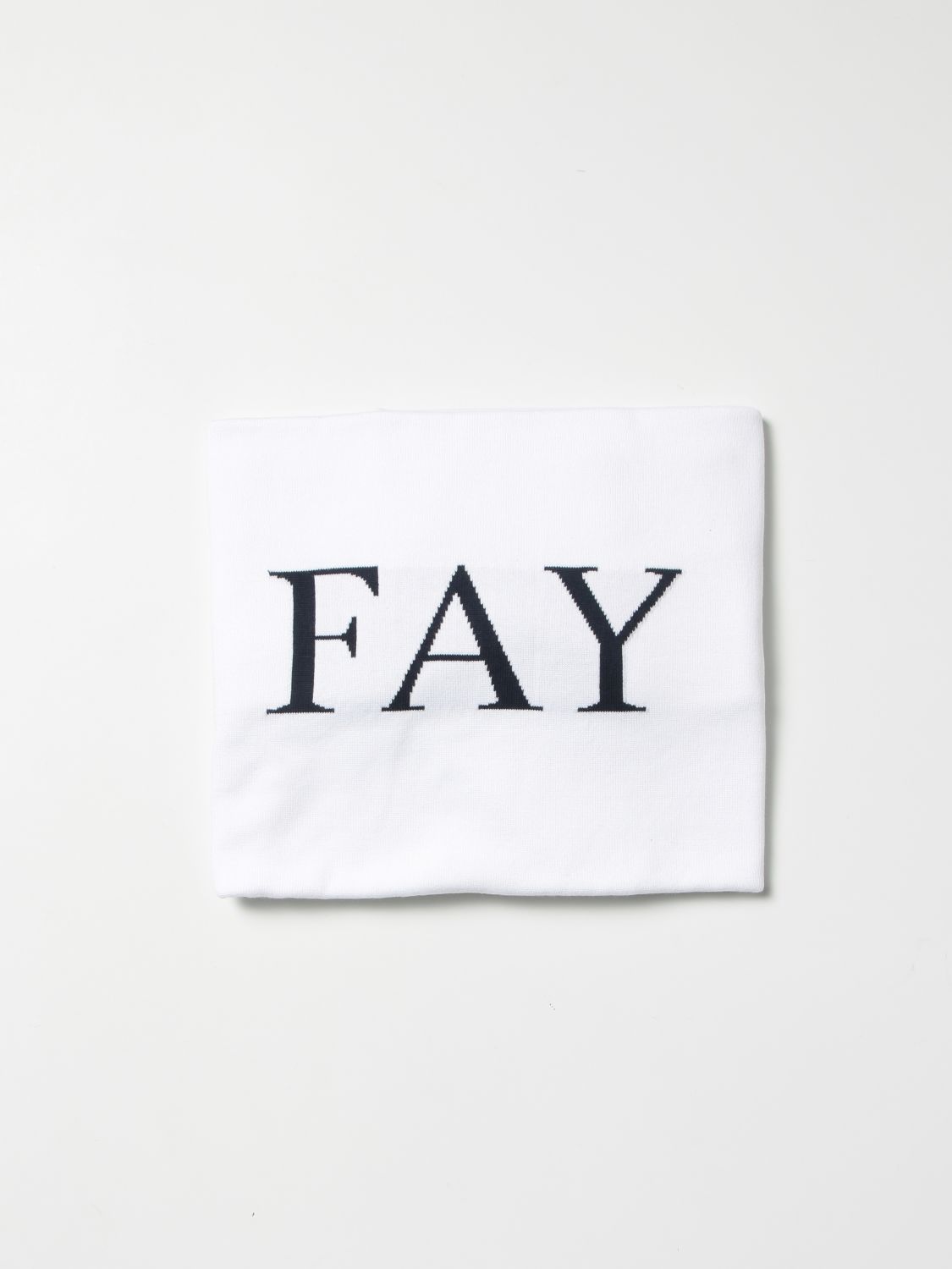 Copertina Fay: Copertina Fay in cotone con logo bianco 1