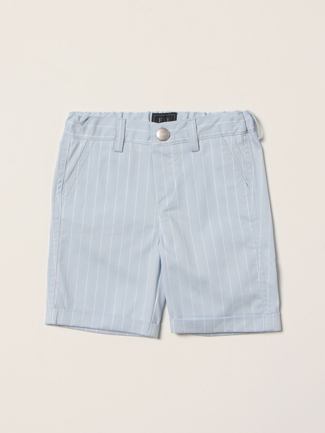 Pantalones cortos Fay: Pantalones cortos Fay para bebé azul claro 1