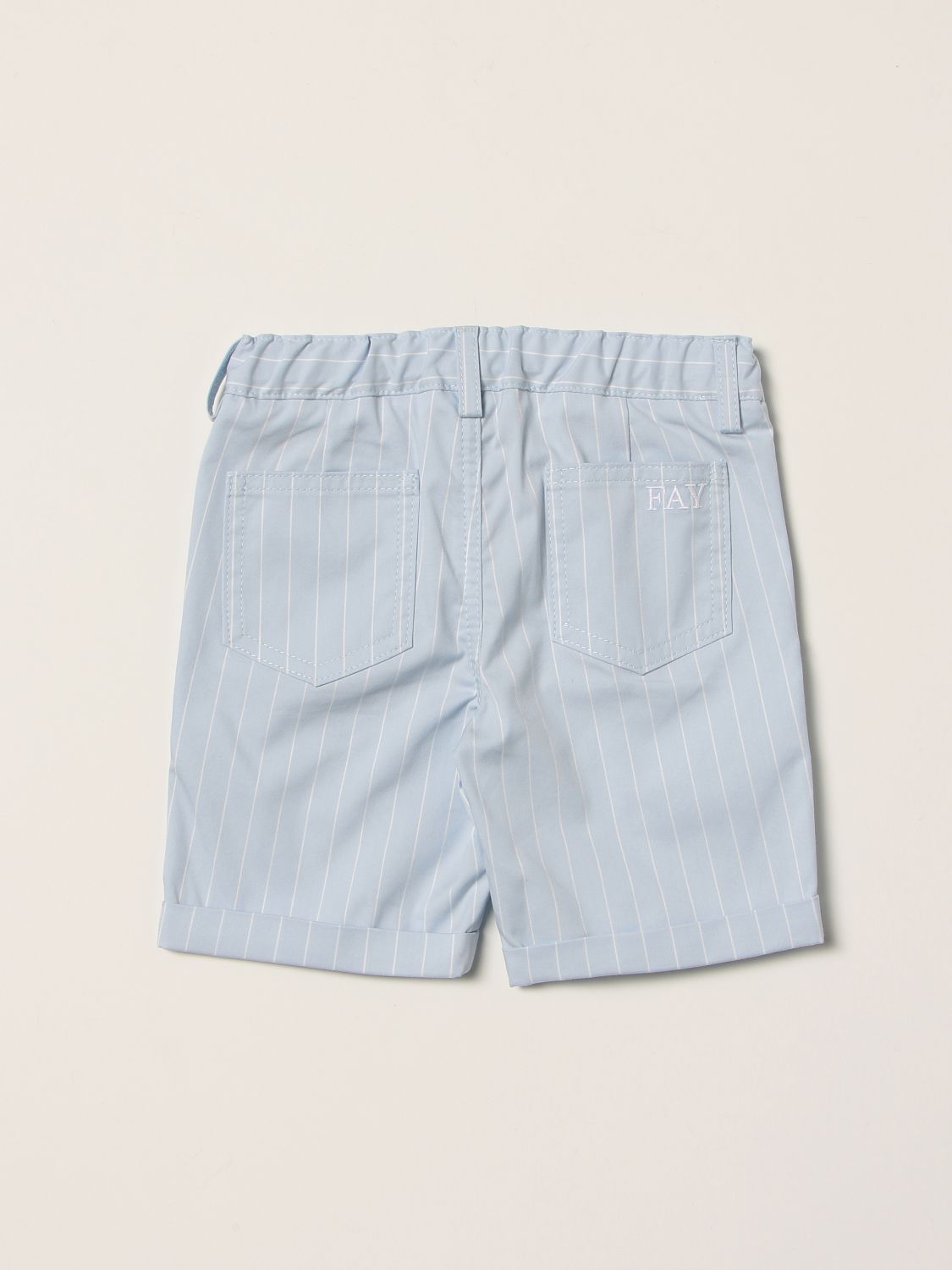 Pantalones cortos Fay: Pantalones cortos Fay para bebé azul claro 2