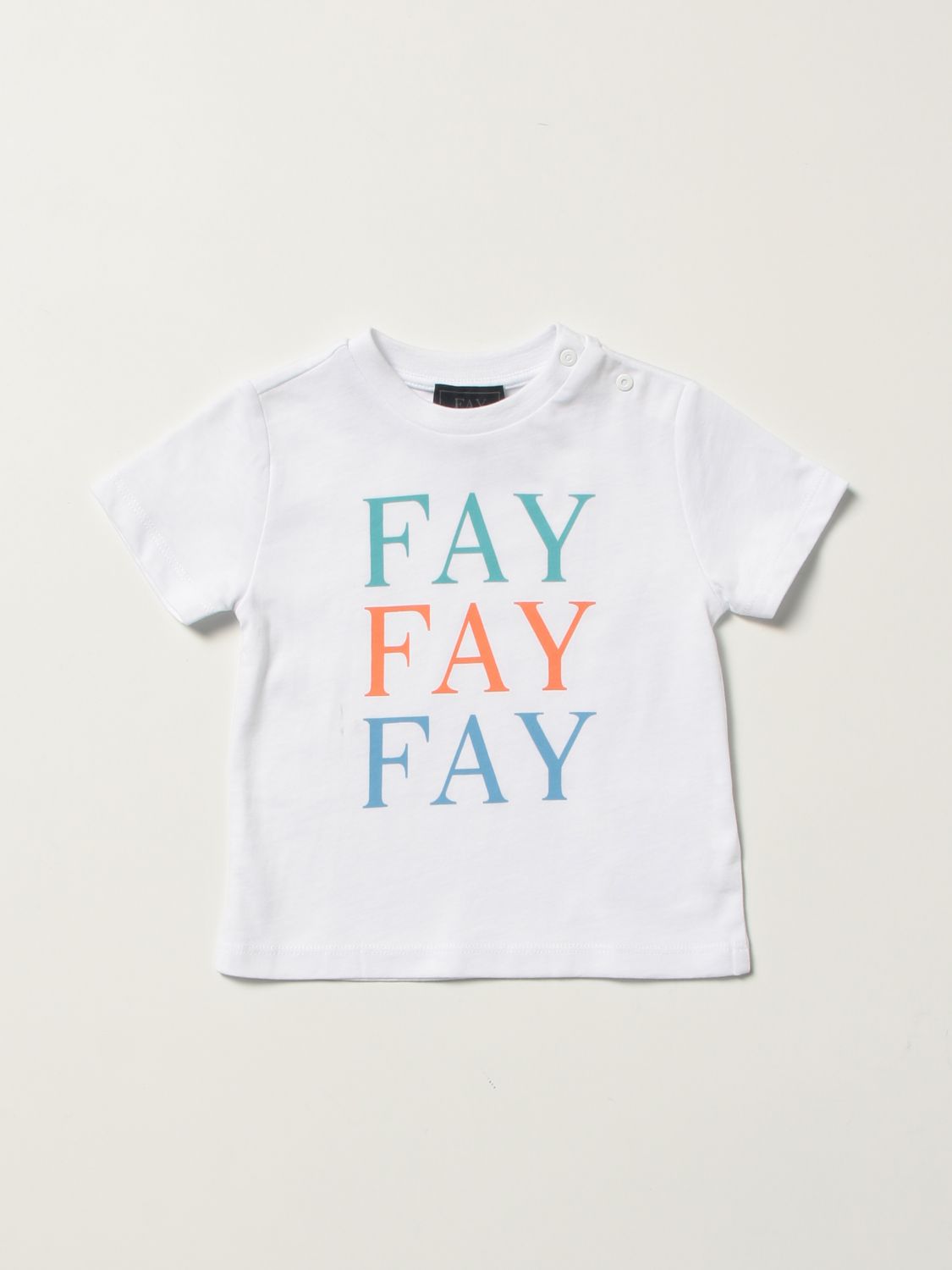 T-shirt Fay: Fay t-shirt for baby white 1